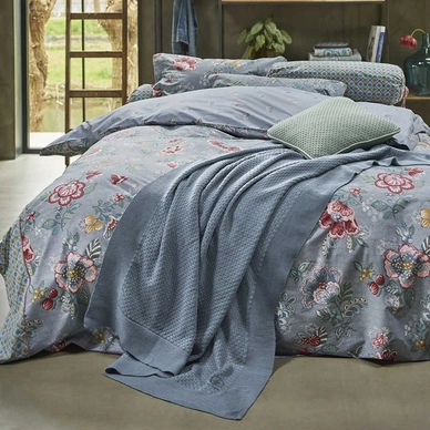 Pip Studio Berry bird Dekbedovertrek Blue Percal