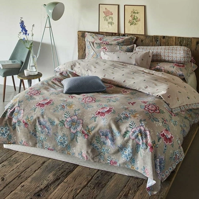Pip Studio Berry bird Dekbedovertrek Khaki Percal