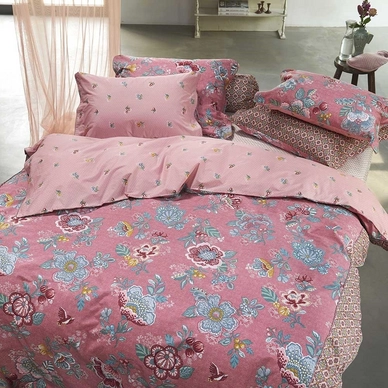 Pip Studio Berry bird Dekbedovertrek Pink Percal
