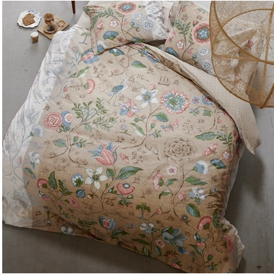 Pip Studio Spring To Life Dekbedovertrek Khaki Percal