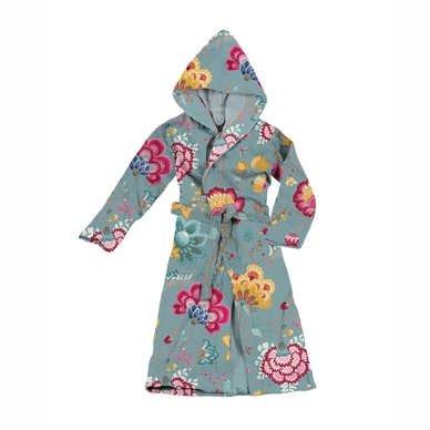 Pip Studio Floral Fantasy Badjas Dames Light Petrol