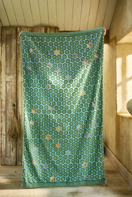 Pip Studio Sea Dots Beachtowel Badlaken Groen (100 x 180 cm)