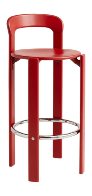 HAY Rey Barkruk High H 75 cm - Scarlet `Red