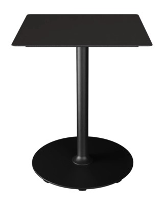 Houe Pico tuintafel 60x60 Black, rond onderstel