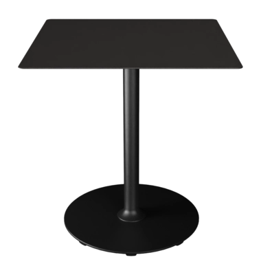 Houe Pico tuintafel 70x70 Black, rond onderstel