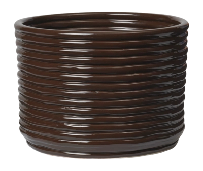 Ferm Living Corduroy Bloempot - Carob Brown