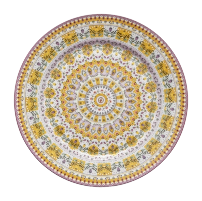 Pip Studio Lily & Lotus Bord Yellow Home Plate Moon Delight 32 cm (Set van 2)