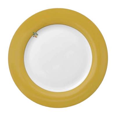 Pip Studio Lily & Lotus Bord Uni Yellow Home Plate 26,5 cm (Set van 6)