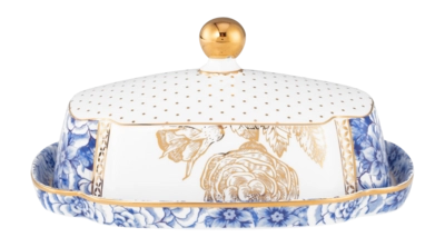 Pip Studio Royal White Botervloot Home Butter Dish 19 x 14 x 9 cm