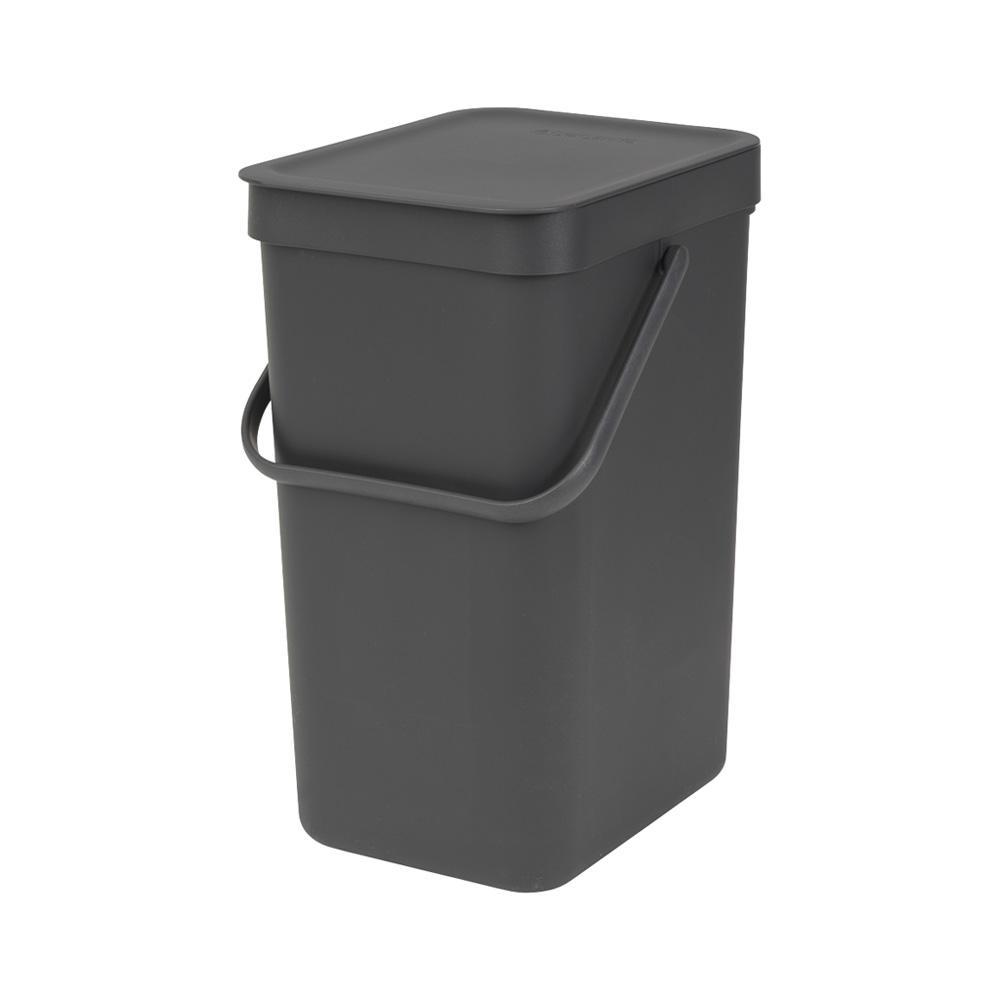 Brabantia Sort & Go afvalemmer 12 ltr. Grey