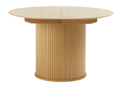 by fonQ Alon Eettafel Uitschuifbaar Rond 120/167 x 120 cm - Naturel Eiken