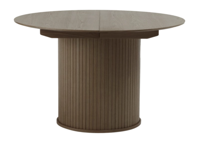 by fonQ Alon Eettafel Uitschuifbaar Rond 120/167 x 120 cm - Smoked Eiken