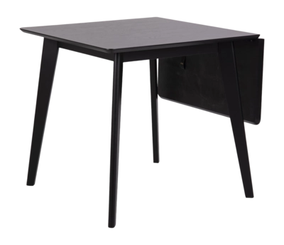 by fonQ basic Crow Eettafel Inklapbaar - 120 x 80 cm - Zwart