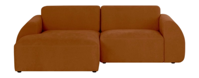 by fonQ Bink 2,5-zits Hoekbank met Chaise Longue Links - Bouclé - Terra