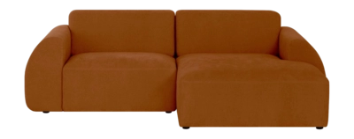 by fonQ Bink 2,5-zits Hoekbank met Chaise Longue Rechts - Bouclé - Terra