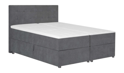 by fonQ Brene Boxspring met Opbergruimte - 160 x 200 cm - Grijs