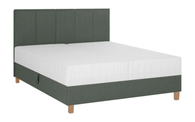 by fonQ Fjora Boxspring met Opbergruimte 160 x 200 cm - Groen