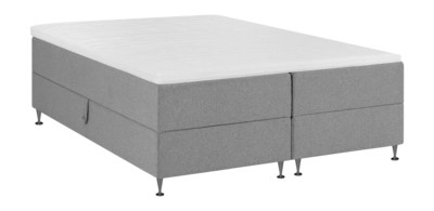 by fonQ Nubo Boxspring met Opbergruimte - 160 x 200 cm - Grijs