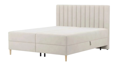 by fonQ Pazara Boxspring met Opbergruimte 180 x 200 cm - Crème / Naturel