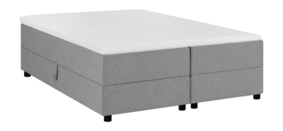 by fonQ Stilo Boxspring met Opbergruimte - 160 x 200 cm - Grijs