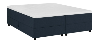 by fonQ Stilo Boxspring met Opbergruimte - 180 x 200 cm - Blauw