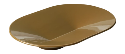 Muuto Mere Bowl Decoratieschaal Brown Green 52 x 36 cm