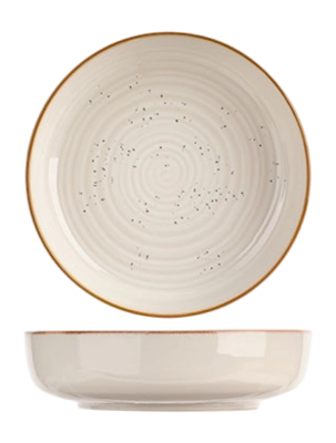 Cosy & Trendy Diepe Borden Baltic Vanilla ø 18 cm - 6 stuks