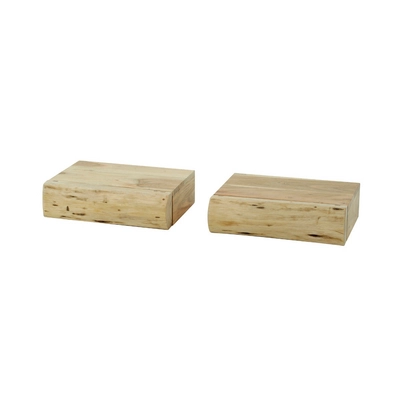 Fraaai - Jason nachtkastje zwevend acacia hout XS | set van 2