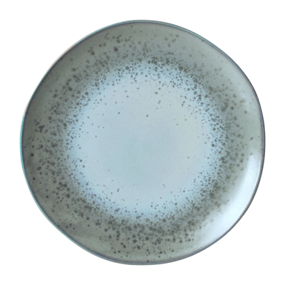 HKliving 70's Ceramics Dinerbord Ø 27,5 cm - Set van 2 - Mineral
