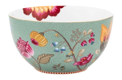 Pip Studio Blooming Tales Kom Fantasy Blue Home Bowl 15 cm (Set van 6)