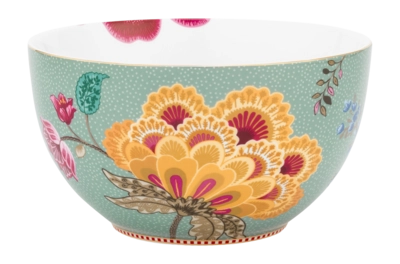 Pip Studio Blooming Tales Kom Fantasy Blue Home Bowl 18 cm Set van 2