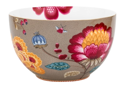 Pip Studio Blooming Tales Fantasy Kom Khaki Home Bowl 23 cm