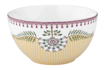 Pip Studio Lily & Lotus Tiles Kom Yellow Home Bowl 15 cm (Set van 6)
