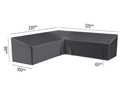 Platinum AeroCover Loungesethoes Anthracite (220 x 220 x 100 x H65/90 cm)