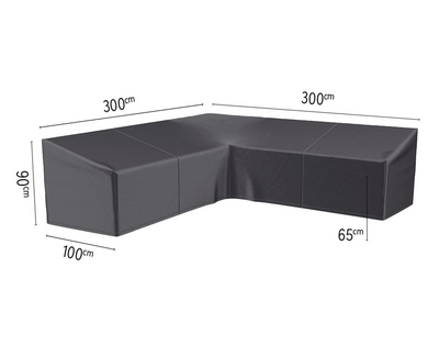 Platinum AeroCover Loungesethoes Anthracite (300 x 300 x 100 x H65/90 cm)