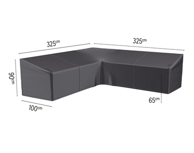 Platinum AeroCover Loungesethoes Anthracite (325 x 325 x 100 x H65/90 cm)