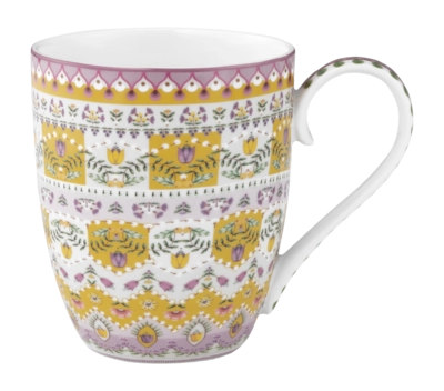 Pip Studio Lily & Lotus Moon Delight Mok Yellow Home Mug XL (Set van 6)