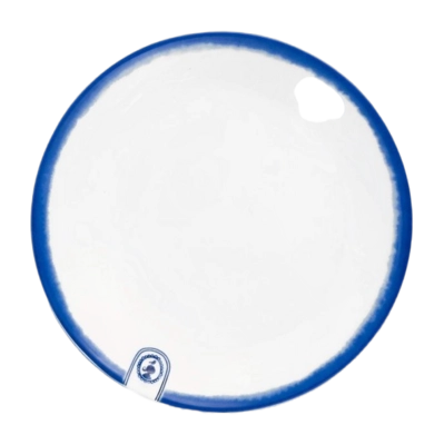 Pip Studio Pip & The Blue Bird Dip Dye Ontbijtbord White 18 cm Set van 6
