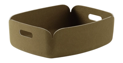 Muuto Restore Tray Opbergbox Brown Green 40 x 31 cm