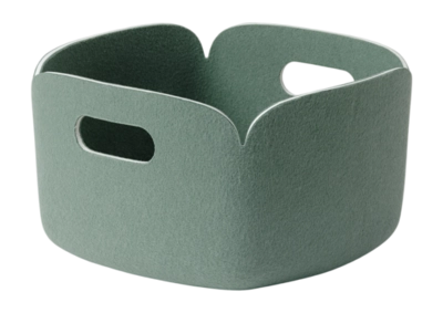 Muuto Restore Basket Opbergmand Dusty Green 28 x 28 cm