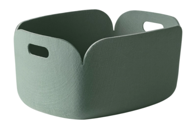 Muuto Restore Basket Opbergmand Dusty Green 48 x 35 cm