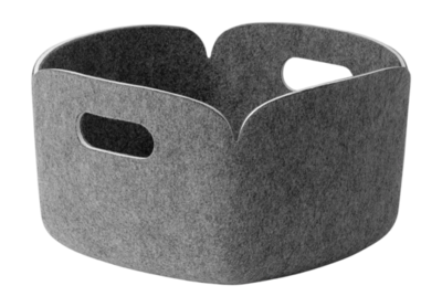 Muuto Restore Basket Opbergmand Grey Melange 28 x 28 cm