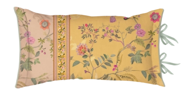 Pip Studio Bodhi Flower Cushion Sierkussen Geel (35 x 60 cm)