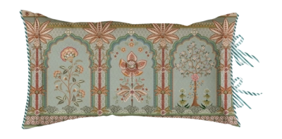 Pip Studio Bollywood Dreams Cushion Sierkussen Groen (35 x 60 cm)