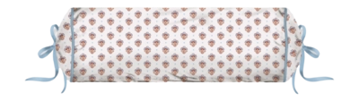 Pip Studio Jaipur Flower Roll Cushion Sierkussen Licht Blauw (22 x 70 cm)