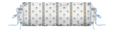 Pip Studio Kairi Bloom Roll Cushion Sierkussen Licht Blauw (22 x 70 cm)