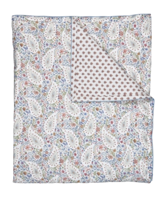 Pip Studio Kairi Bloom Quilt Sprei Licht Blauw Percal