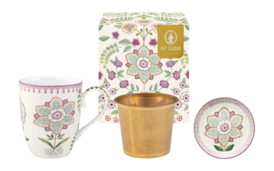 Pip Studio Lily & Lotus Theeset Off White Home Tea For One