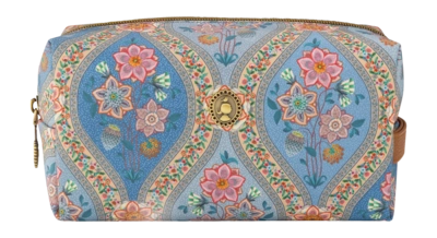 Pip Studio Coco Ornamento Toilettas Blue Bags Cosmetic Bag Medium 21,5 x 10 x 10,5 cm