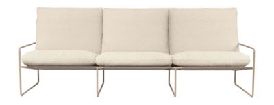 Ferm Living Desert 3-zitsbank Pure Bouclé - Cashmere / Off-White